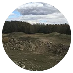 A rocky field